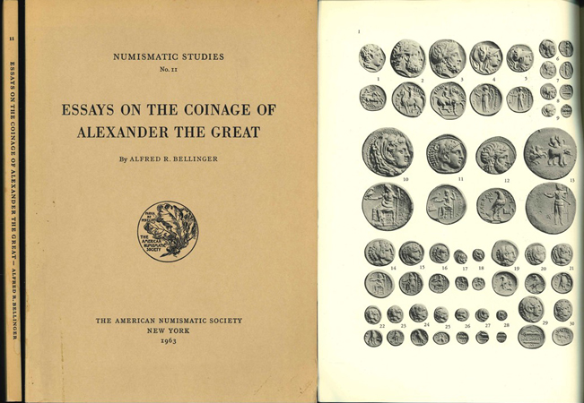  Alfred R. Bellinger; Essays on the Coinage of Alexander the Great; Numismatic Studies Nr.II; NY   