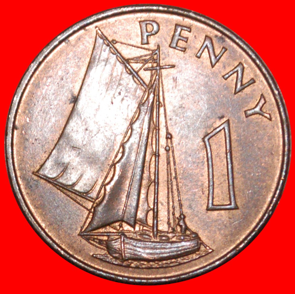 * GREAT BRITAIN: THE GAMBIA ★ 1 PENNY 1966 SHIP UNC MINT LUSTRE! LOW START ★ NO RESERVE!