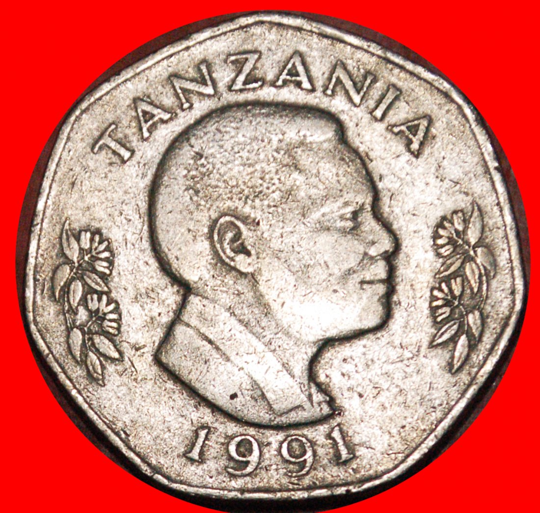  * ELEPHANT WITH CALF 1990-1991: TANZANIA★20 SHILLINGS 1991! MWINYI 1985-1995★LOW START ★ NO RESERVE!   