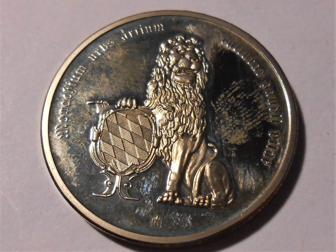  T:2.3 Medaille, Medaille Stadt München, Gedenkmedaille   