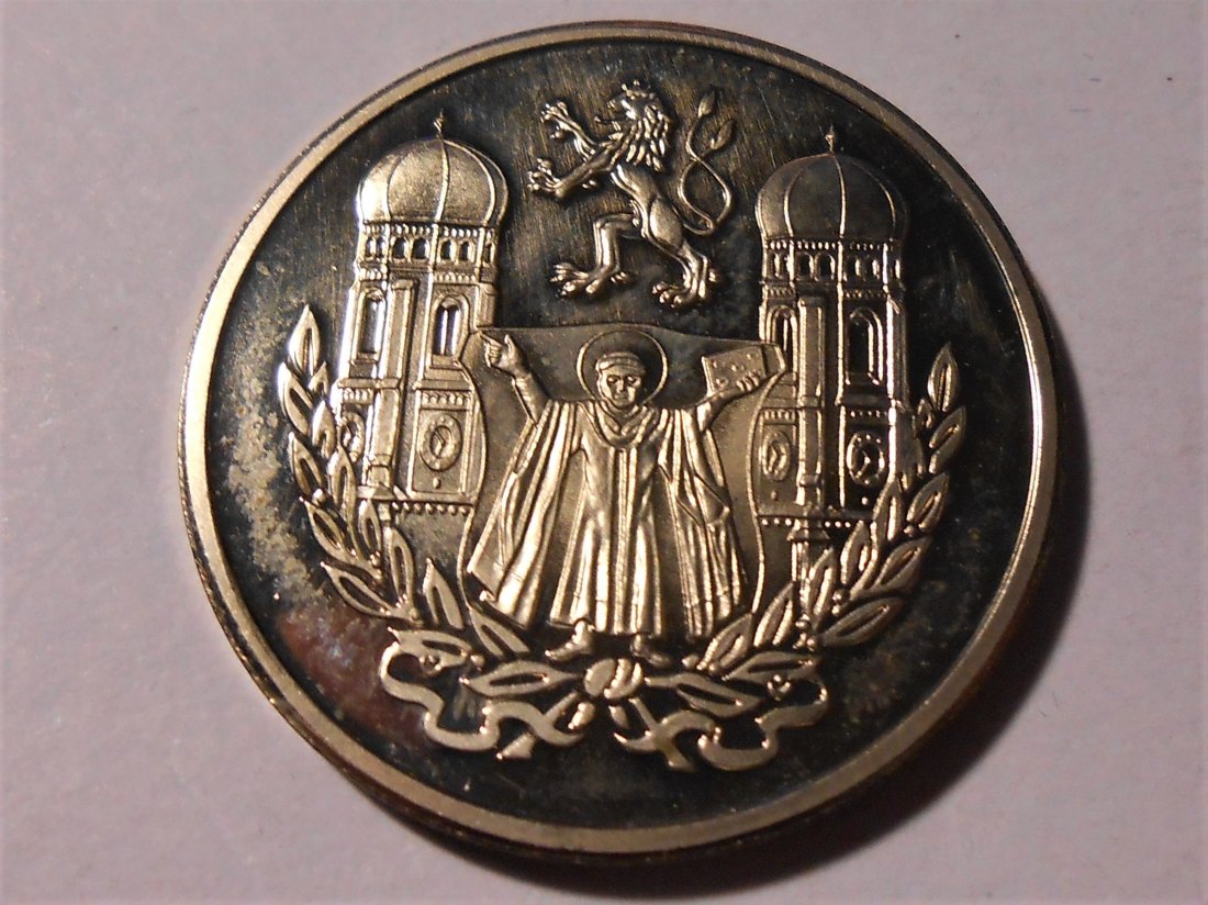  T:2.3 Medaille, Medaille Stadt München, Gedenkmedaille   