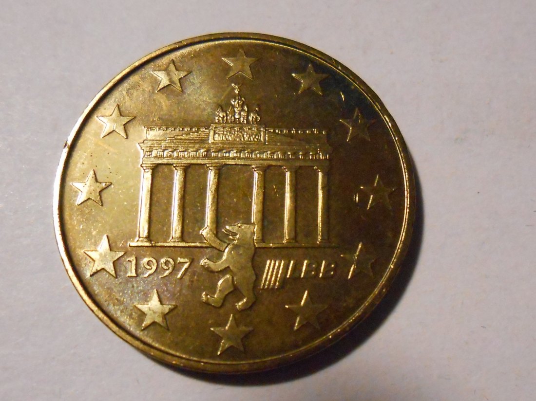  T:3.7 Deutschland Medaille 2½ Euro Europawoche, 1997   