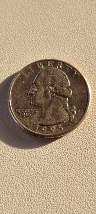  USA Quarter Dollar 1995 D Umlauf   