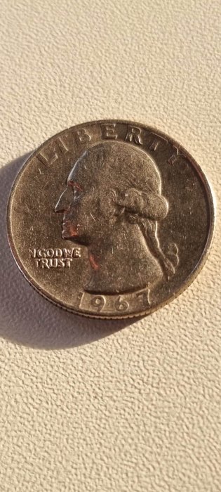  USA Quarter Dollar 1967 Umlauf   