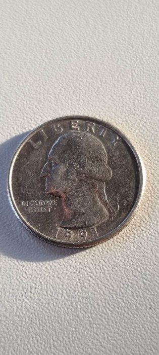  USA Quarter Dollar 1991 P Umlauf   