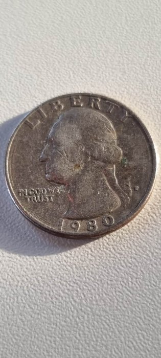  USA Quarter Dollar 1980 P Umlauf   