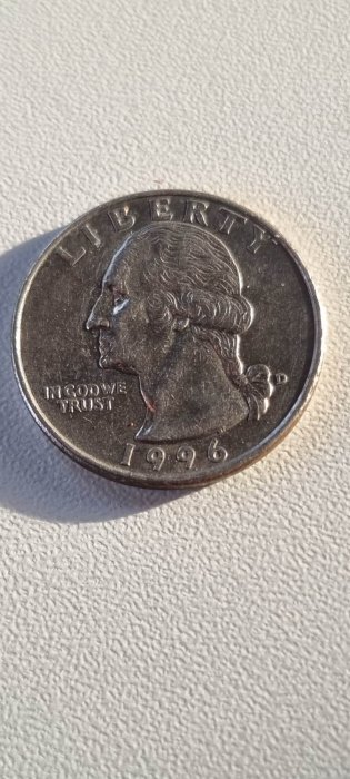  USA Quarter Dollar 1996 D Umlauf   