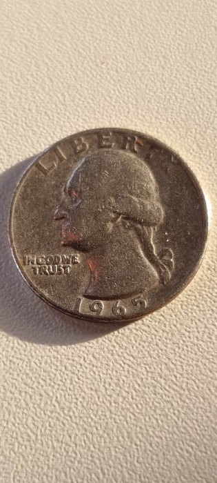  USA Quarter Dollar 1965 Umlauf   