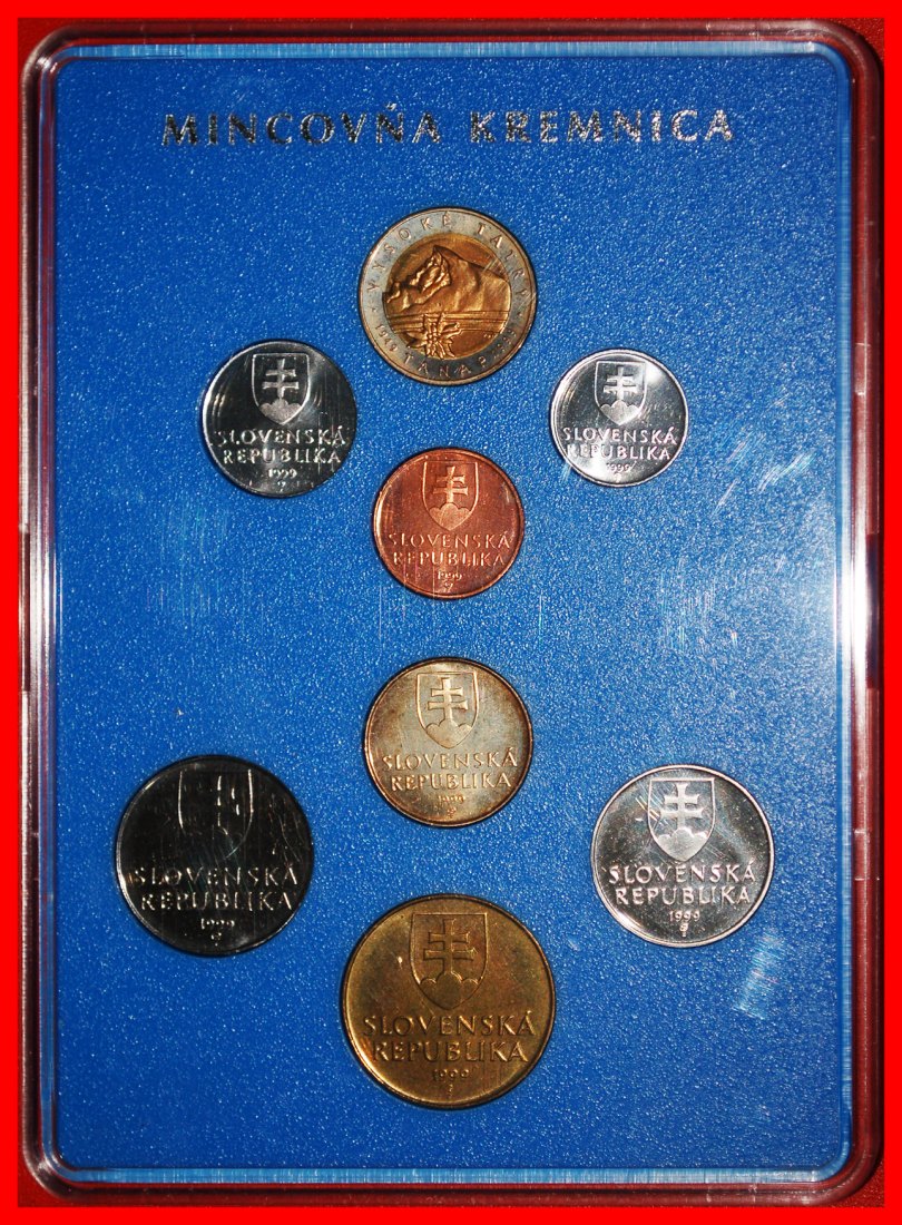 * RARITY: SLOVAKIA ★ 10-20-50 HELLER 1-2-5-10 CROWNS 1999 JUST PUBLISHED!★LOW START ★ NO RESERVE!