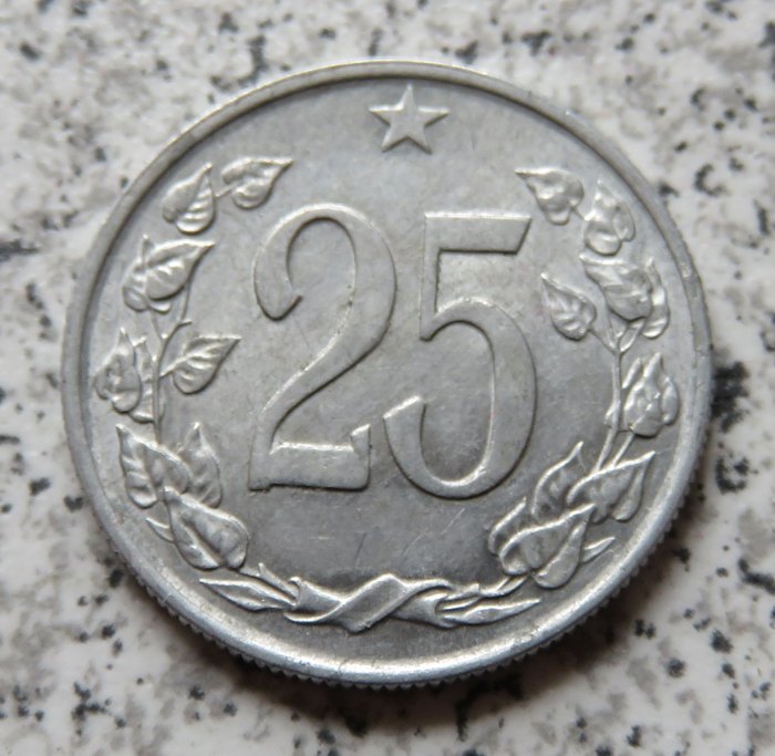  Tschechoslowakei 25 Heller 1963   