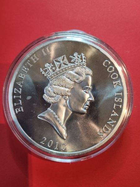  Cook Island 20 D. Tiger 2010 20 OZ 999 Silber rar Münzenankauf Koblenz Frank Maurer T53   