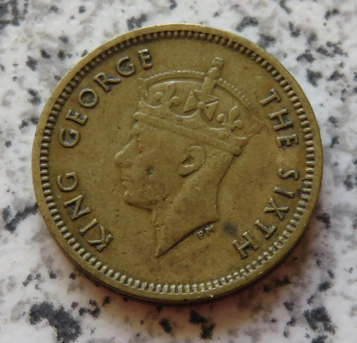  Hong Kong 5 Cents 1949   