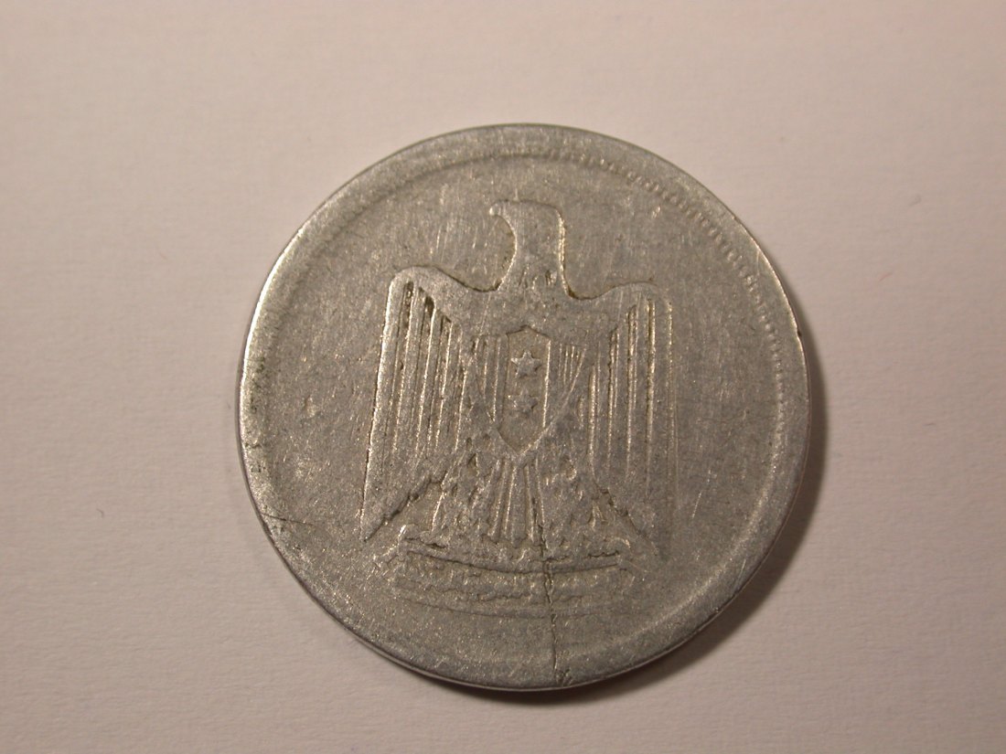  H10  Ägypten  10 Milliemes 1967 in ss R  Originalbilder   