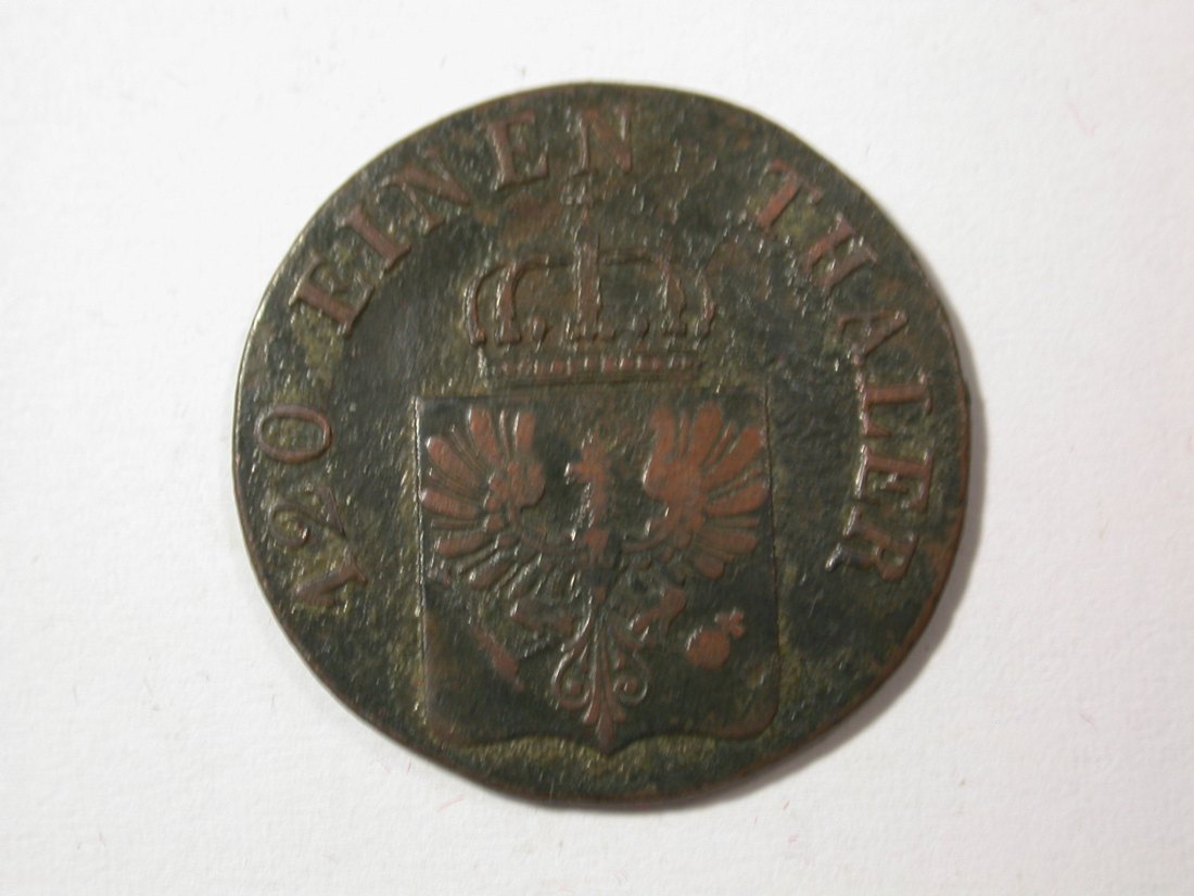  H10  Preussen  3 Pfennig 1845 A in s/s-ss  Originalbilder   