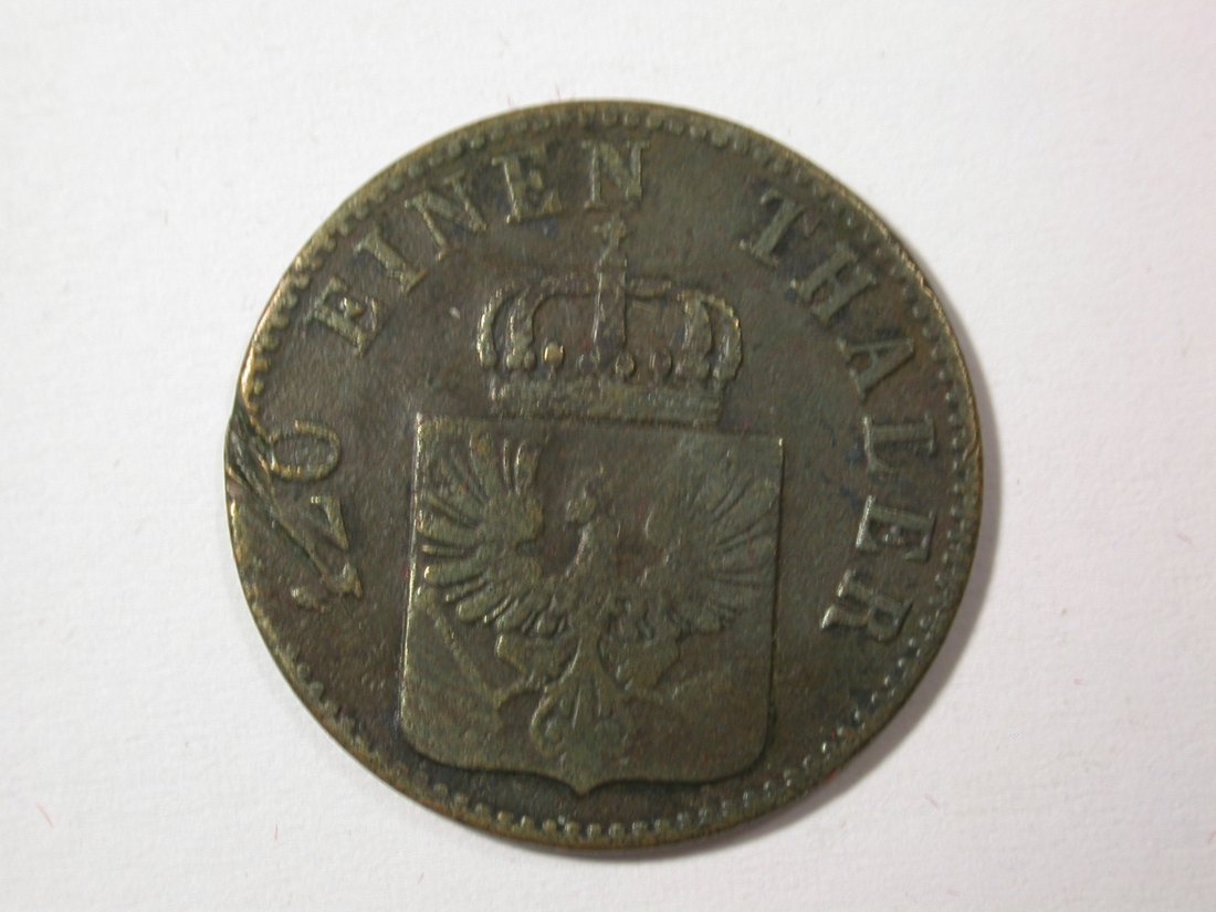  H10  Preussen  3 Pfennig 1846 A  Randfehler sonst s+ Originalbilder   