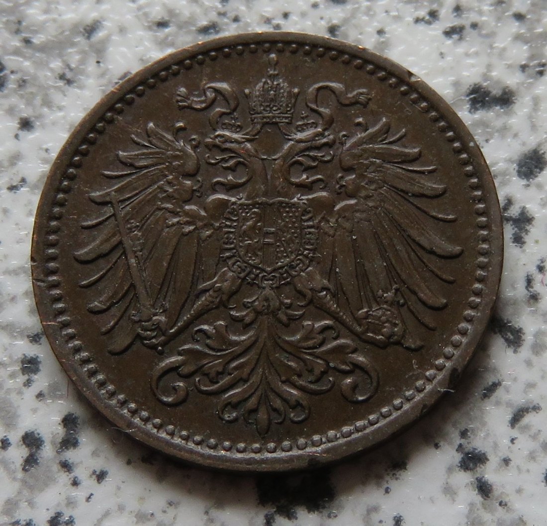  Österreich 1 Heller 1898   