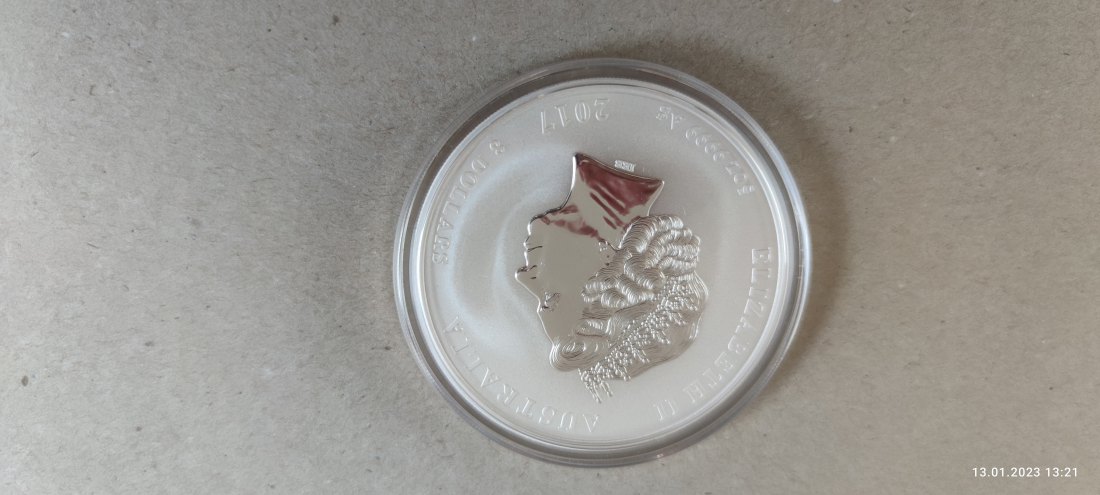  5 Oz Unzen 0,999 Silber Australia Lunar II Hahn 2017 8 Dollars   