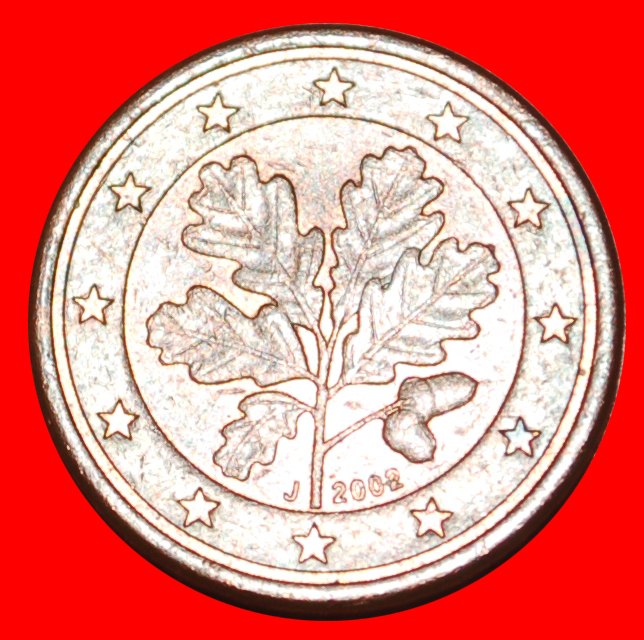 * OAK (2002-2022): GERMANY ★ 1 EURO CENT 2002J! LOW START★ NO RESERVE!