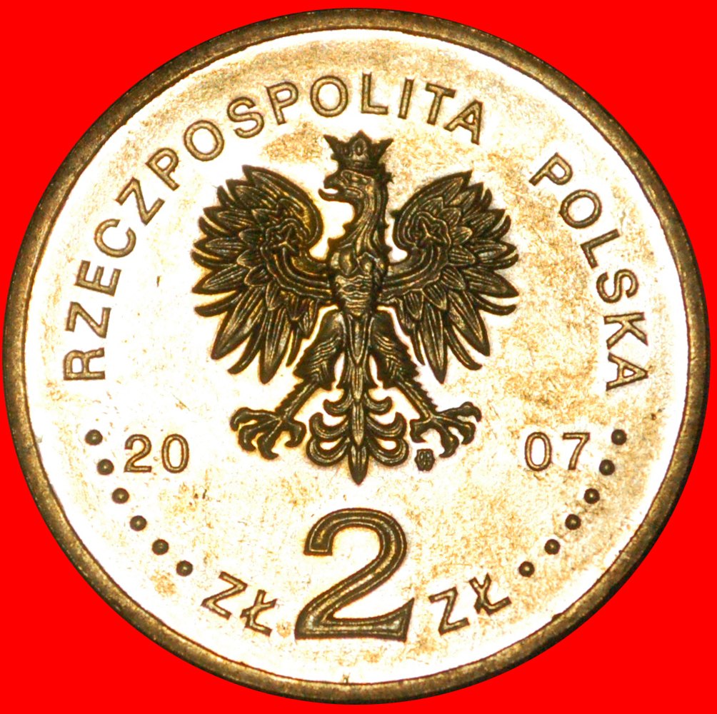  * HELD VON CHILE AUS RUSSLAND 1802-1889: POLEN ★ 2 ZLOTY 2007 NORDISCHES GOLD STG! OHNE VORBEHALT!   