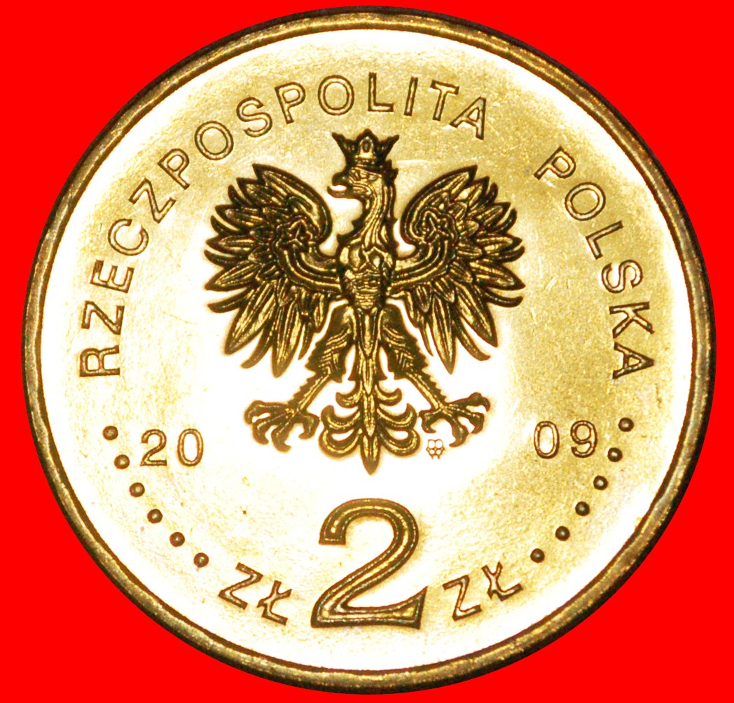  * TABLE: POLAND ★ 2 ZLOTY 1989 2009 NORDIC GOLD UNC MINT LUSTRE! LOW START★ NO RESERVE!   
