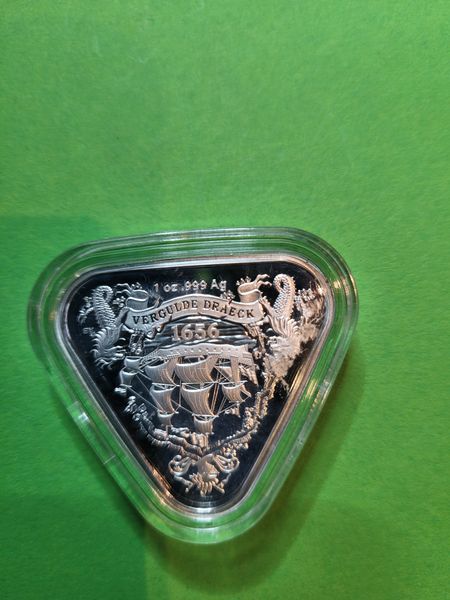  Australien 1 D. 1 OZ Vergulde Draeck 2020 rar Golden Gate Goldankauf Koblenz Frank Maurer T90   