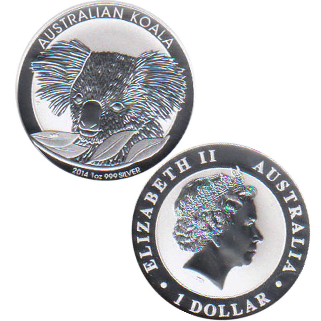  Australien 1$ Silbermünze *Koala* 2014 1oz Silber   