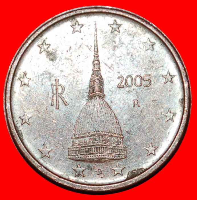  * TYPE 2002-2022: ITALY ★ 2 EURO CENTS 2005 TOWER 1863! ★LOW START ★ NO RESERVE!!!   