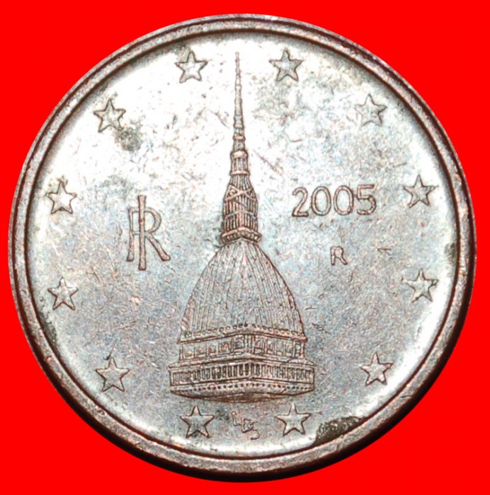  TYP 2002-2022: ITALIEN ★ 2 EUROCENT 2005 TURM 1863! OHNE VORBEHALT!   