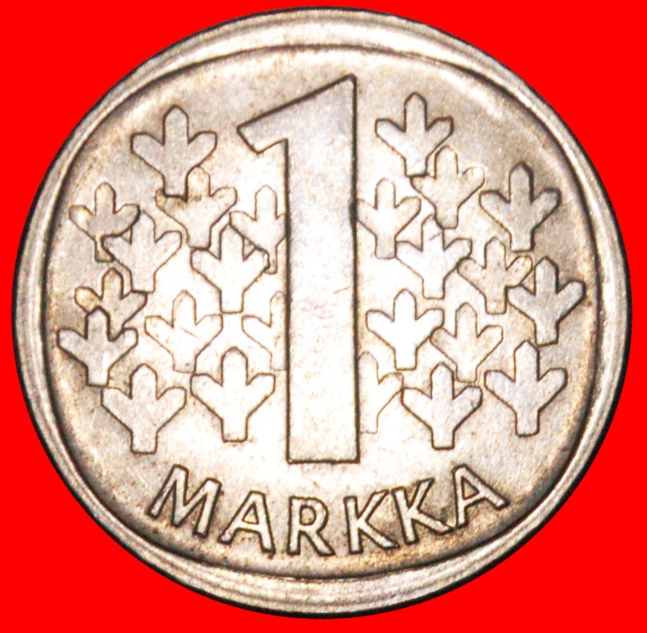  * LION (1969-1993): FINLAND ★ 1 MARK 1969S MINT LUSTRE UNCOMMON!★LOW START ★ NO RESERVE!!!   