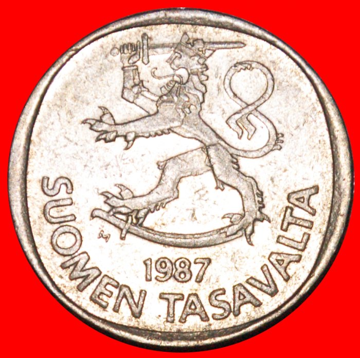 * LION (1969-1993): FINLAND ★ 1 MARK 1987M!★LOW START ★ NO RESERVE!!!