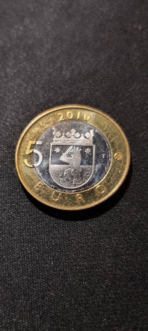  5 Euro Finnland 2010 Historische Provinzen Finnlands - Satakunta   