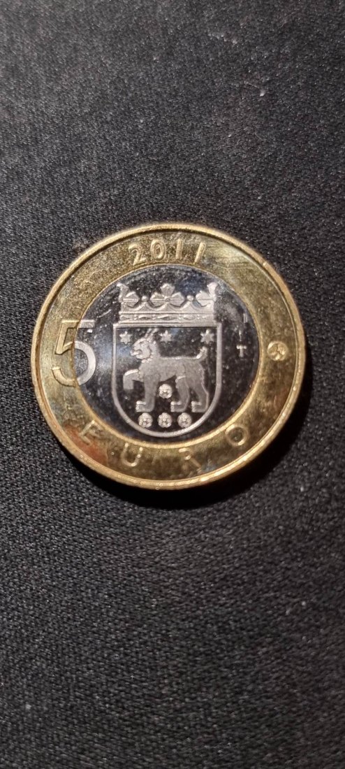  5 Euro Finnland 2011 Historische Provinzen Finnlands - Tavastia   