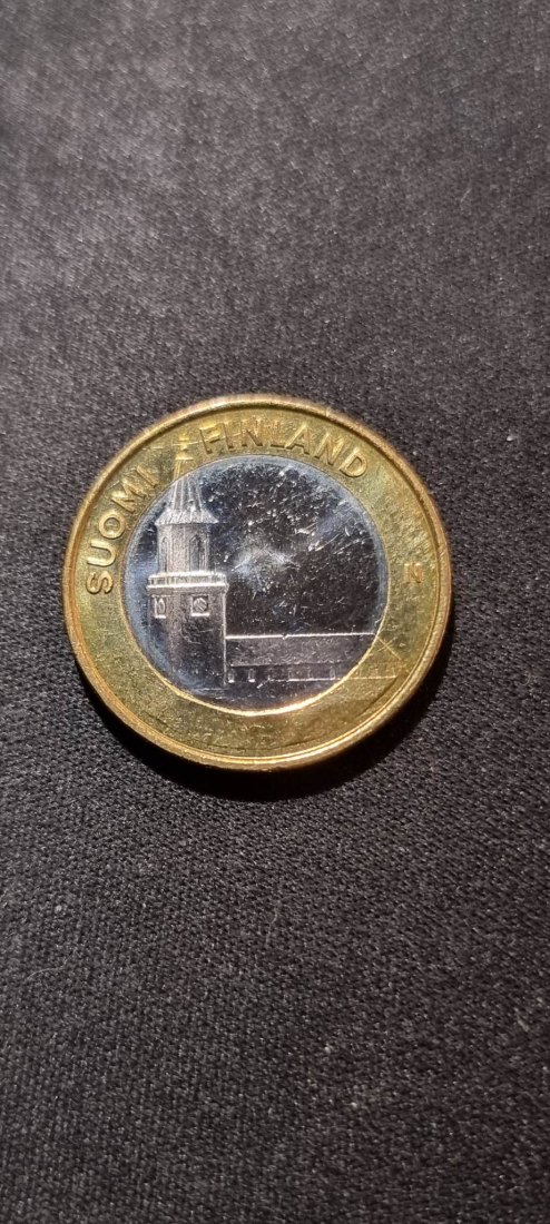  5 Euro Finnland 2013 Historische Provinzen Finnlands. Die Gebäude - Eigentliches Finnland   