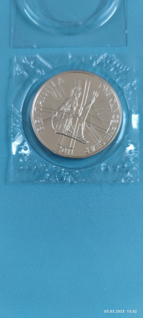 1 Oz Unze Feinsilber Britannia 2011 2 Pounds