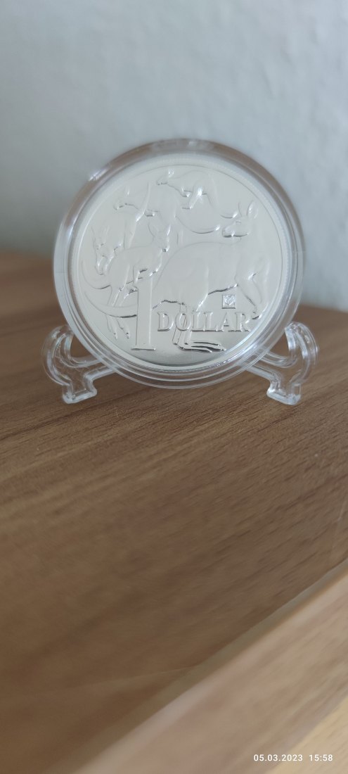 1 Oz Unze 0,999 Silber Mob of Roos Royal Australian Mint RAM 2019 privy Panda