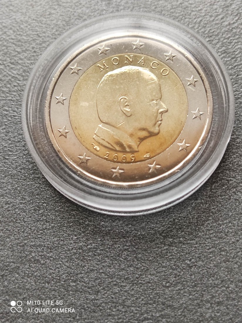 Monaco 2 Euro Kursmünze 2009 Fürst Albert   