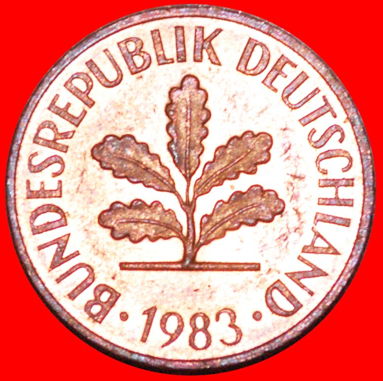  * ROGGEHREN (1967-2001): DEUTSCHLAND★ 2 PFENNIG 1983J STEMPEL 4+B! VZGL STEMPELGLANZ★OHNE VORBEHALT!   