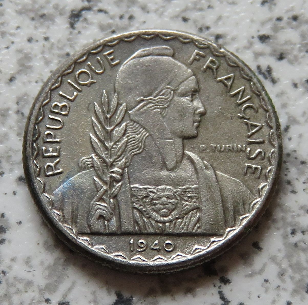 Französisch Indo-China 10 Centimes 1940   
