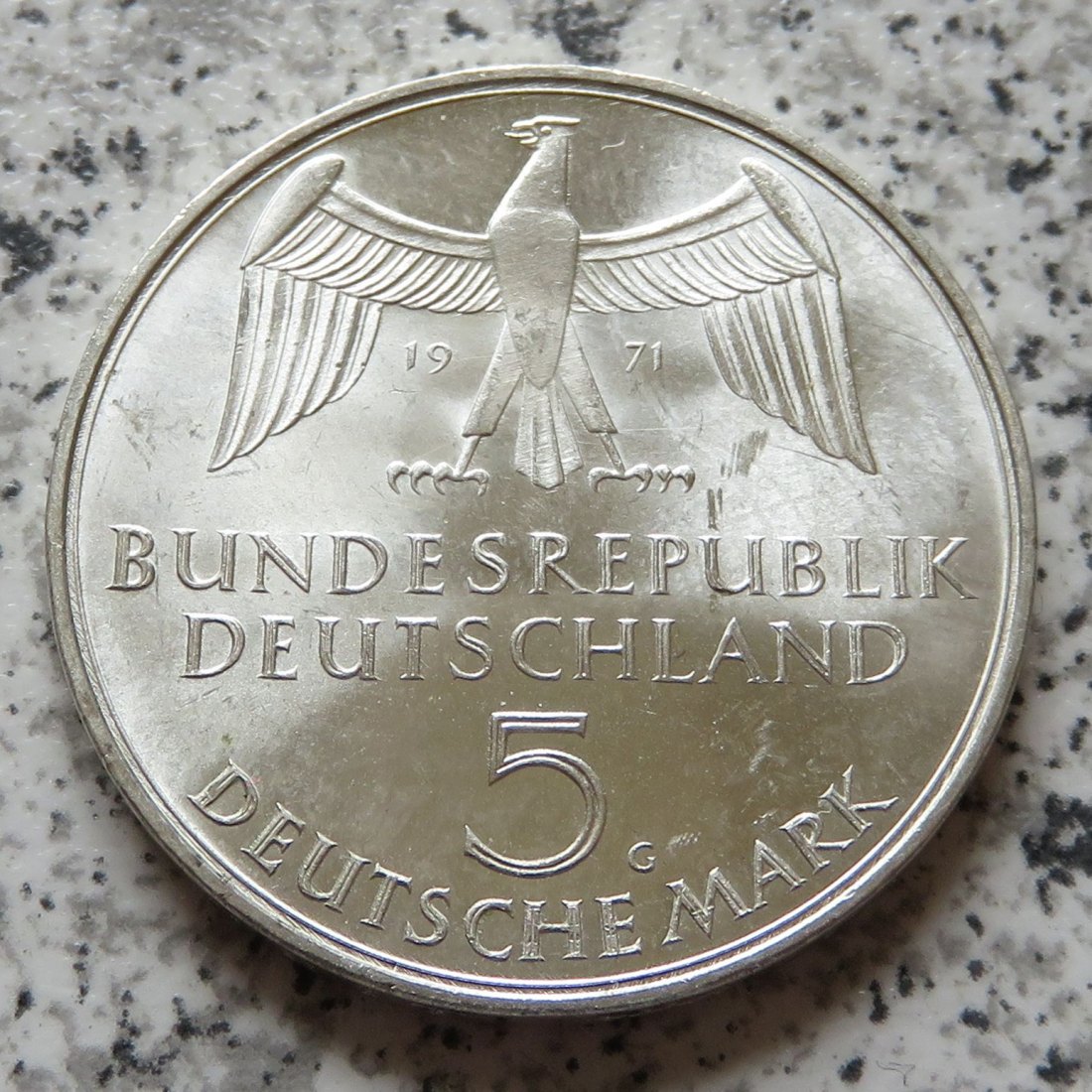  BRD 5 DM 1971 G Reichsgründung   