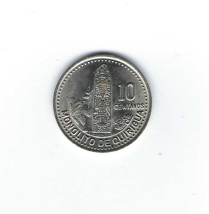  Guatemala 10 Centavos 1990   