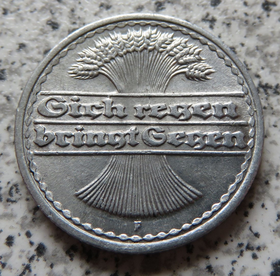  Weimarer Republik 50 Pfennig 1920 F   