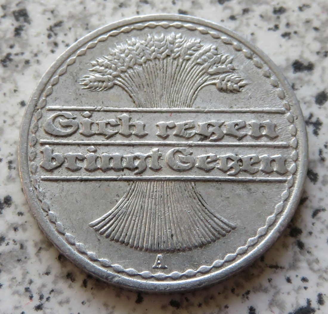  Weimarer Republik 50 Pfennig 1919 A   