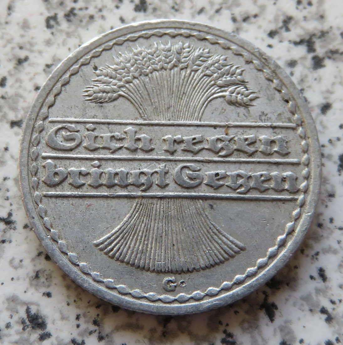  Weimarer Republik 50 Pfennig 1919 G   