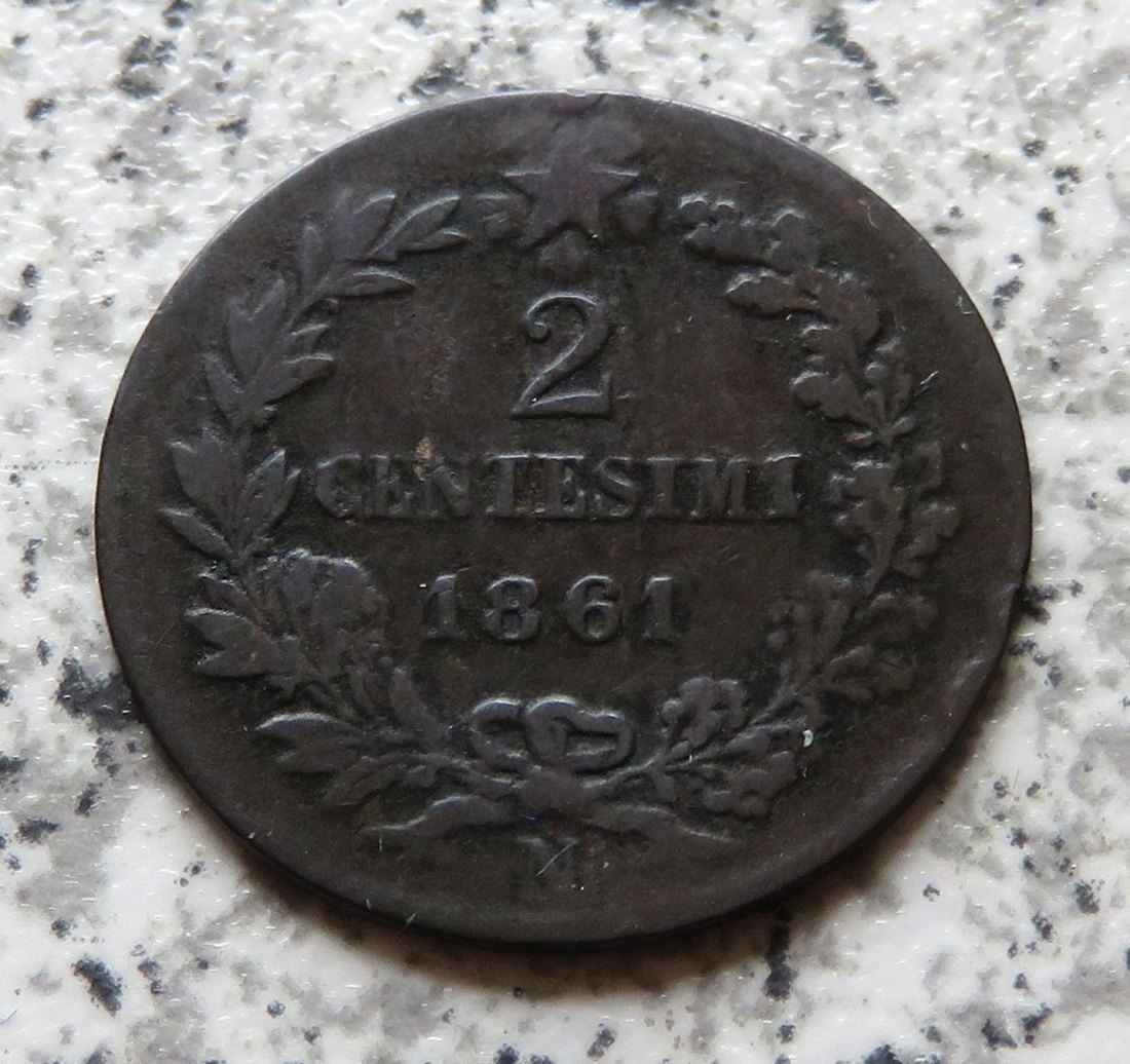  Italien 2 Centesimi 1861 N   