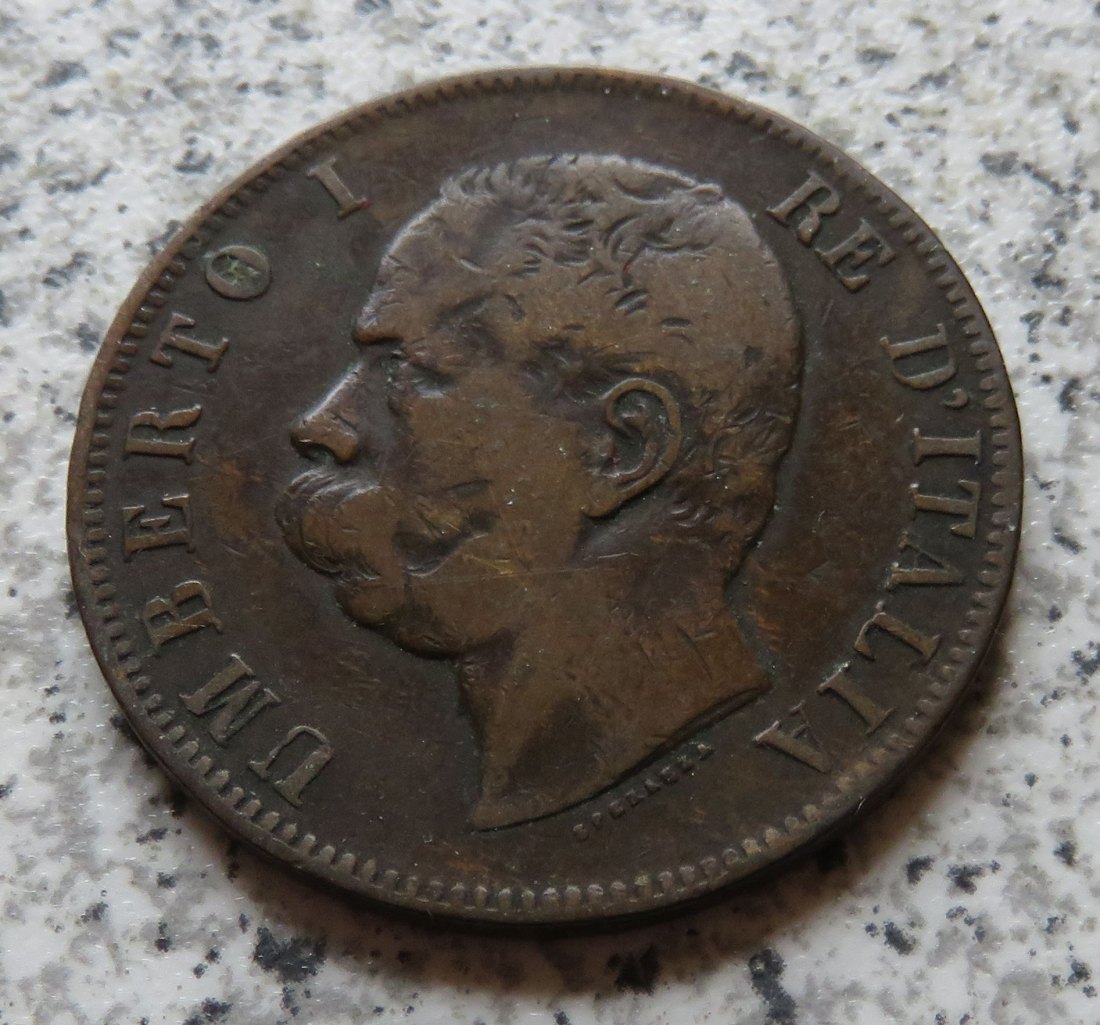  Italien 10 Centesimi 1893 BI   