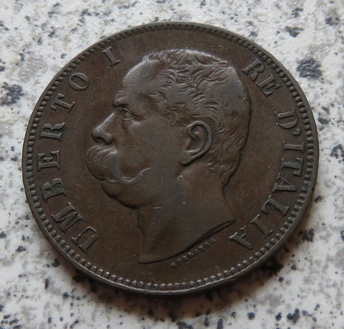  Italien 10 Centesimi 1893 BI   