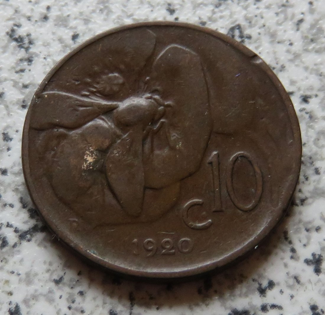  Italien 10 Centesimi 1920   