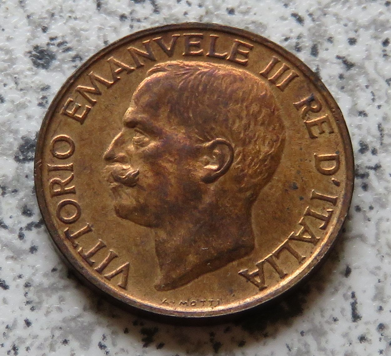  Italien 10 Centesimi 1923, Erhaltung   