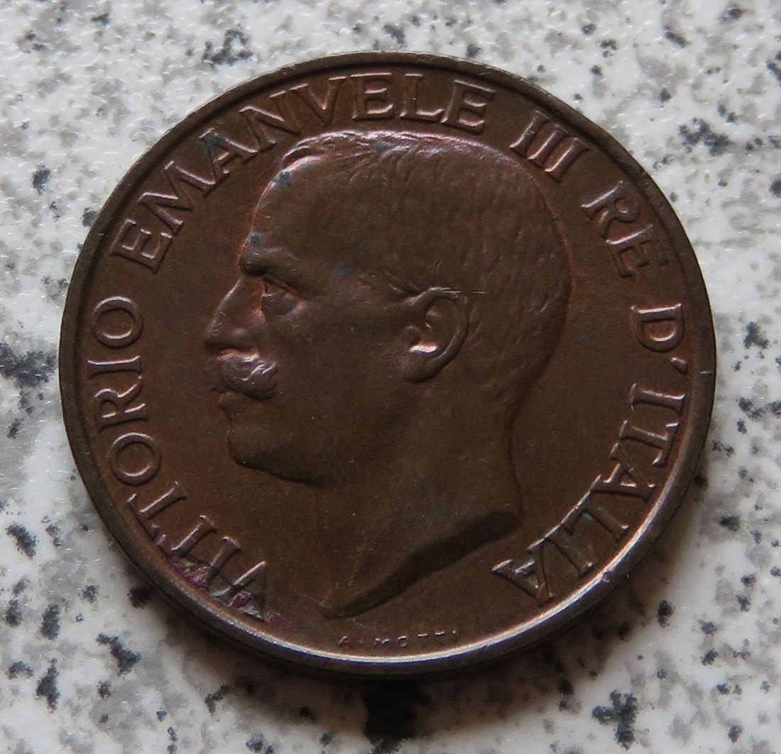  Italien 10 Centesimi 1927, Erhaltung   