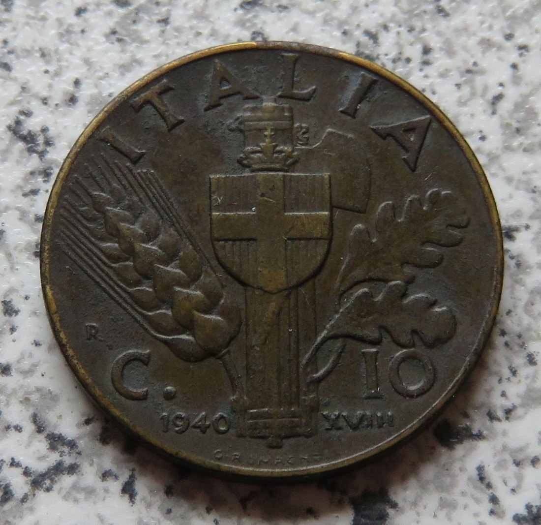  Italien 10 Centesimi 1940   